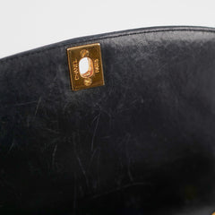 Chanel Vintage Medium Diana Lambskin Black Bag