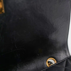 Chanel Vintage Medium Diana Lambskin Black Bag