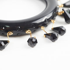 Prada Black Bangle Size Medium 17cm