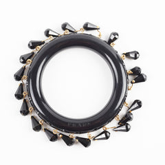 Prada Black Bangle Size Medium 17cm