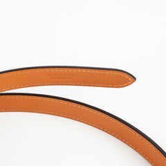 Hermes Pop H 15 Belt Black/Rose Gold Epsom 85 CM