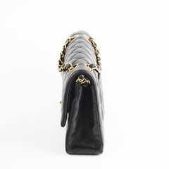 Chanel Medium/Large Classic Double Flap Lambskin Black