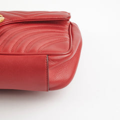 Gucci Marmont Small Red Shoulder Bag