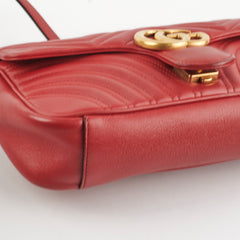 Gucci Marmont Small Red Shoulder Bag