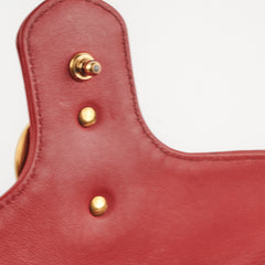 Gucci Marmont Small Red Shoulder Bag