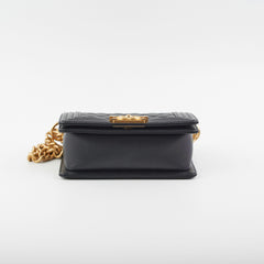 Chanel Caviar Small Boy Black (Microchip) HOLD CV