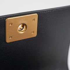 Chanel Caviar Small Boy Black (Microchip) HOLD CV