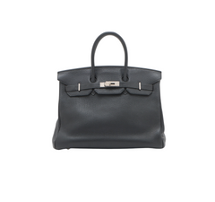 Hermes Birkin 35 Fjord Noir - G Square Stamp 2003