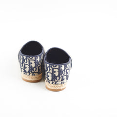 Christian Dior Canvas Flat Shoes Size 37.5