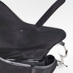 Christian Dior Nylon Saddle Black