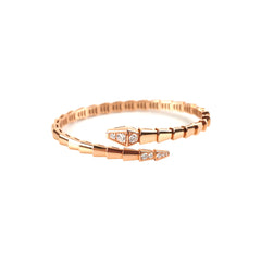 Bvlgari Serpenti Viper Serpenti Rose Gold Diamonds Size 15