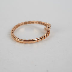 Bvlgari Serpenti Viper Serpenti Rose Gold Diamonds Size 15