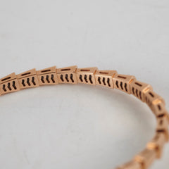 Bvlgari Serpenti Viper Serpenti Rose Gold Diamonds Size 15