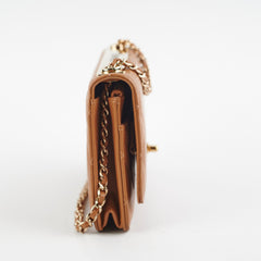 Chanel Trendy CC Wallet on Chain WOC Caramel 28 Series