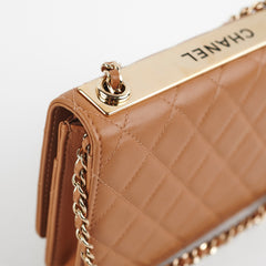 Chanel Trendy CC Wallet on Chain WOC Caramel 28 Series