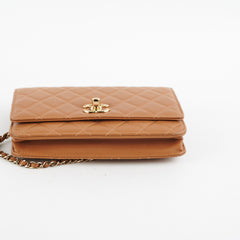 Chanel Trendy CC Wallet on Chain WOC Caramel 28 Series
