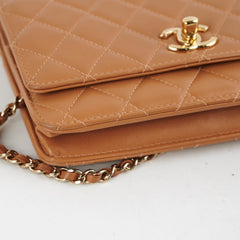 Chanel Trendy CC Wallet on Chain WOC Caramel 28 Series