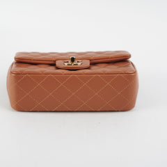 Chanel Mini Rectangulare Caramel GHW 2022
