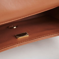 Chanel Mini Rectangulare Caramel GHW 2022