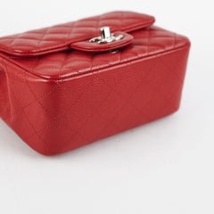 23/7 DOTD- Chanel Classic Flap Square Caviar Red