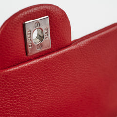23/7 DOTD- Chanel Classic Flap Square Caviar Red