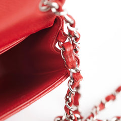 23/7 DOTD- Chanel Classic Flap Square Caviar Red