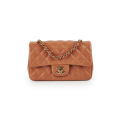 Chanel Mini Rectangulare Caramel GHW 2022