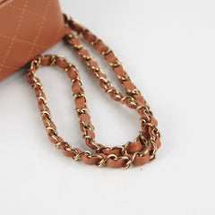 Chanel Mini Rectangulare Caramel GHW 2022