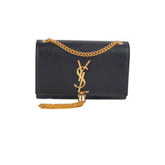 Saint Laurent Small Kate Tassel Black Crossbody