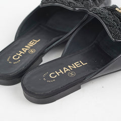 Chanel Black Sandals Size 38