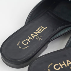 Chanel Black Sandals Size 38