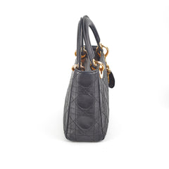Christian Dior Lady Dior Mini Black Vintage 1997