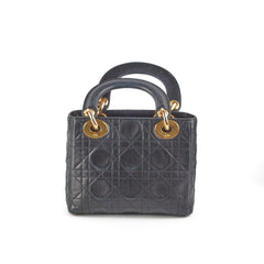 Christian Dior Lady Dior Mini Black Vintage 1997