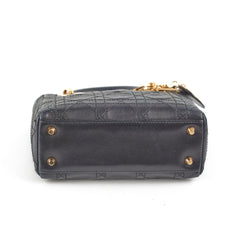 Christian Dior Lady Dior Mini Black Vintage 1997