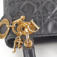 Christian Dior Lady Dior Mini Black Vintage 1997