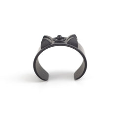 Hermes Collier De Chien Aluminium Bracelet Noir