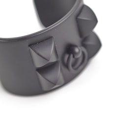 Hermes Collier De Chien Aluminium Bracelet Noir