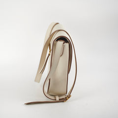 Celine Medium White Shoulder Bag