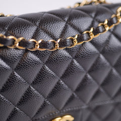 Chanel Medium Caviar Classic Flap Black GHW