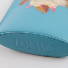 Loewe Howl's Moving Castle Heen Dice Pocket bag Calfskin Sky Blue
