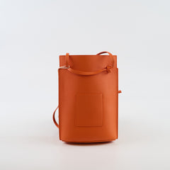 Loewe Howl's Moving Castle Calcifer Dice Pocket bag Calfskin Orange