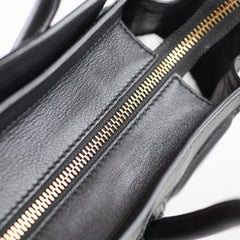 Celine Luggage Denim Black Micro