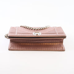 Christian Dior Medium Diorama Mettalic Pink