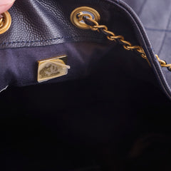 Chanel 25 Small Caviar Navy (Microchipped)