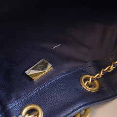 Chanel 25 Small Caviar Navy (Microchipped)