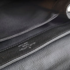Louis Vuitton Lockme Cartable Handbag Black Calfskin