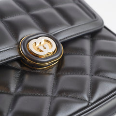 Gucci GG Deco Shoulder Bag Black