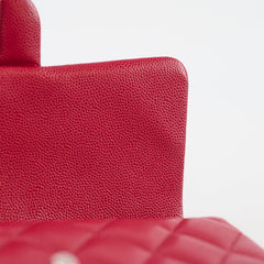 Chanel Mini Rectangle Red Caviar Leather