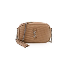 Saint Laurent Mini Lou Camera Bag Beige