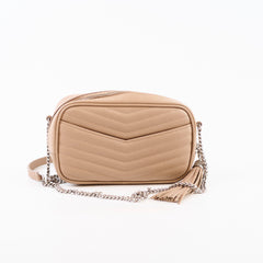 Saint Laurent Mini Lou Camera Bag Beige